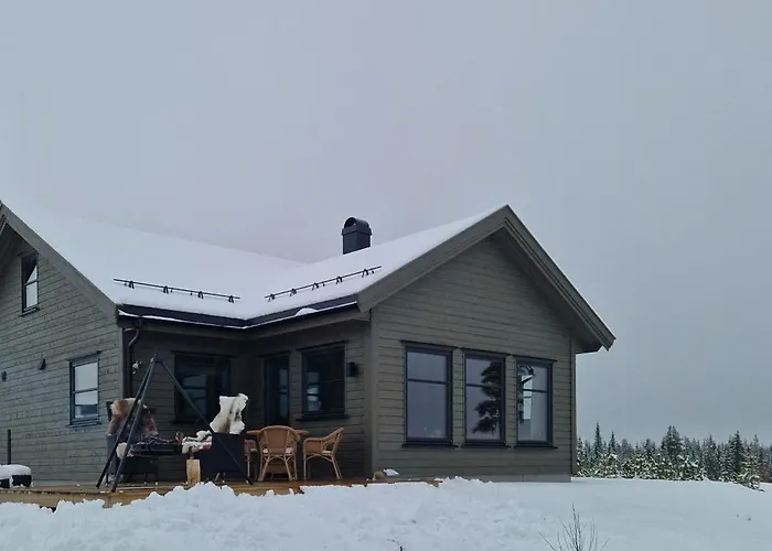 New Cabin With Panoramic Views Of Lake Osen *